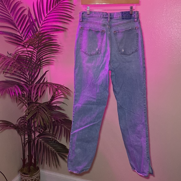 ABERCROMBIE & FITCH - LIGHT WASH STRAIGHT LEG HIGH RISE JEANS - Picture 4 of 14